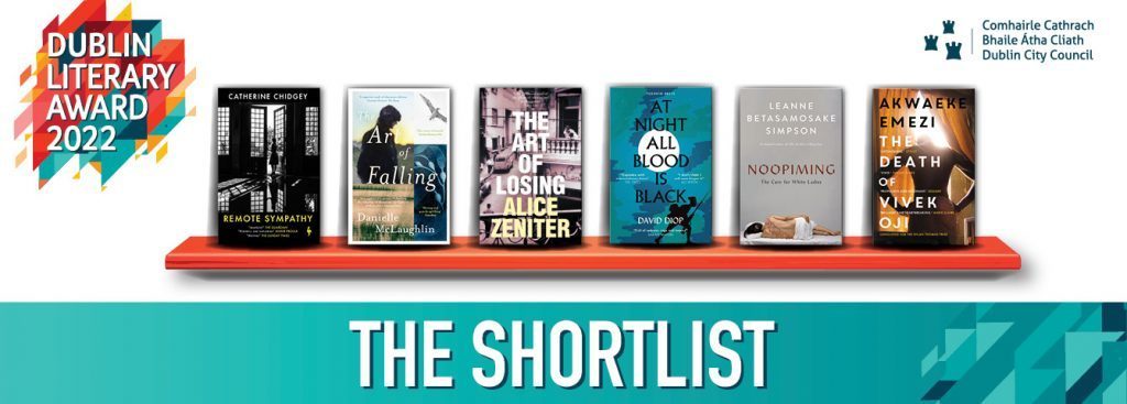 Couvertures des six romans de la shortlist du prix