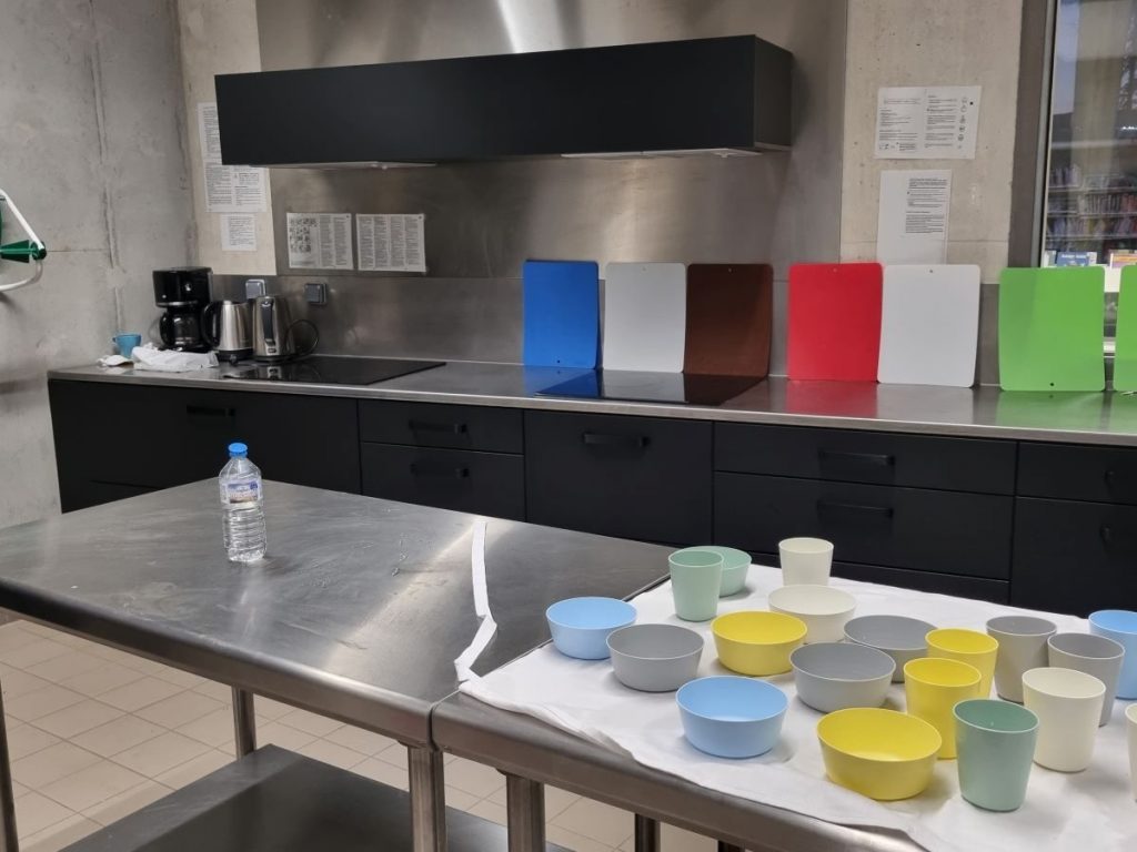 Photographie de la cuisine de l'Atelier à Vaulx-en-Velin