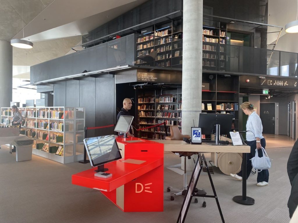 Espace intérieur de la Deichman Bjorvika Bibliotek © Bpi