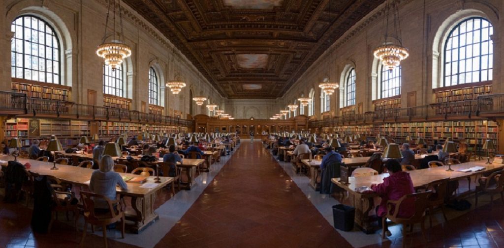 Salle de lecture de la New York Public Library