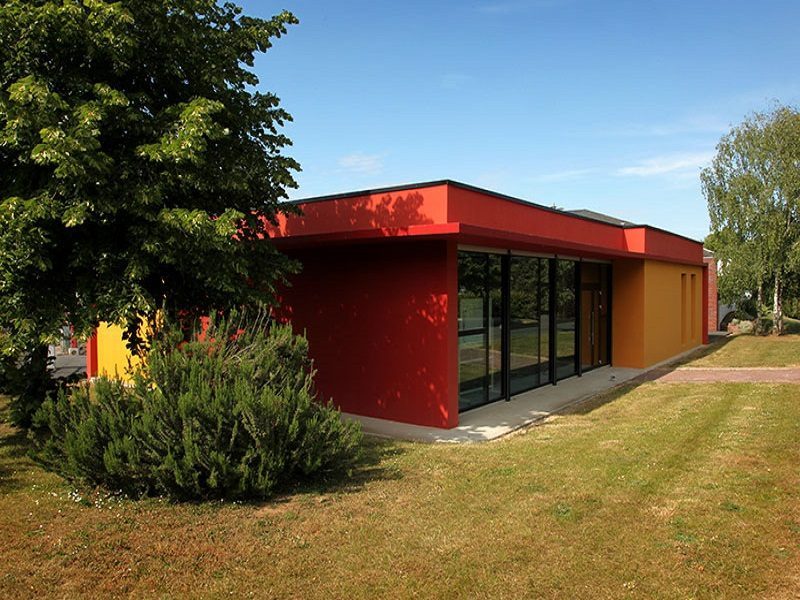 Façade extérieure de la bibliothèque départementale du Calvados