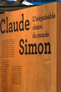 Image exposition Claude Simon