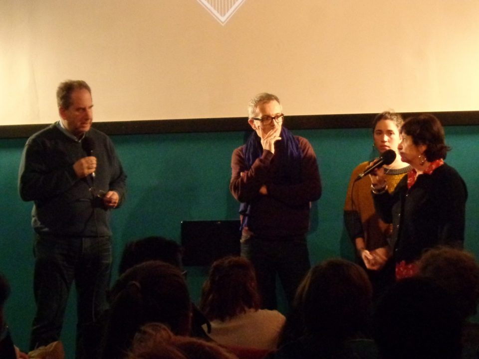 Photo: de ga. à dr.: Jacques Gerstenkorn (dir.), Alexandre Bonche, Roxane Riou, Anna Glogowski