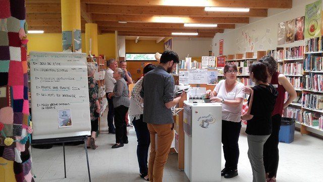 Formation à l'expérimentation dans une bibliothèque du Val d'Oise