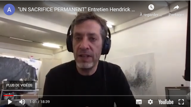 Capture vidéo entretien Hendrick Dusollier par Alexandre