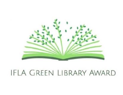 Logo IFLA Green Library Award - IFLA Prix Bibliothèque verte