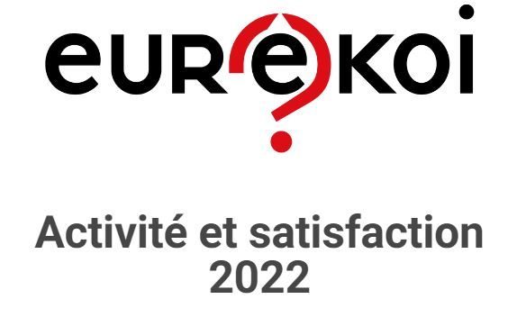 Eurêkoi : couverture du baromètre de l'activité du service en 2022
