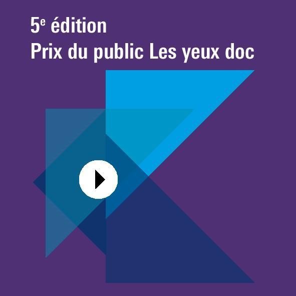 Logo de la 5e édition du Prix du public Les yeux doc