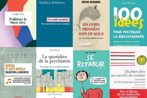 Couvertures de livres issus de la bibliographie sur la santé mentale