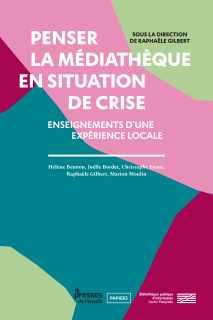 Couverture du livre : Penser la bibliothèque en situation de crise