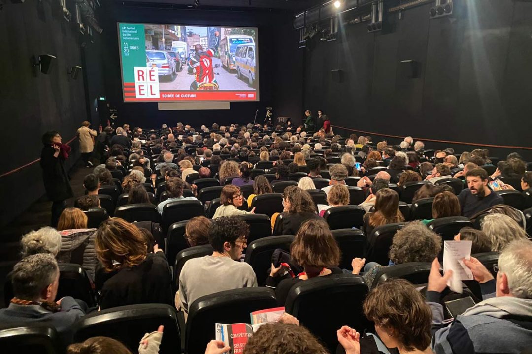 photo de la remise des prix du festival Cinéma du réel 2022